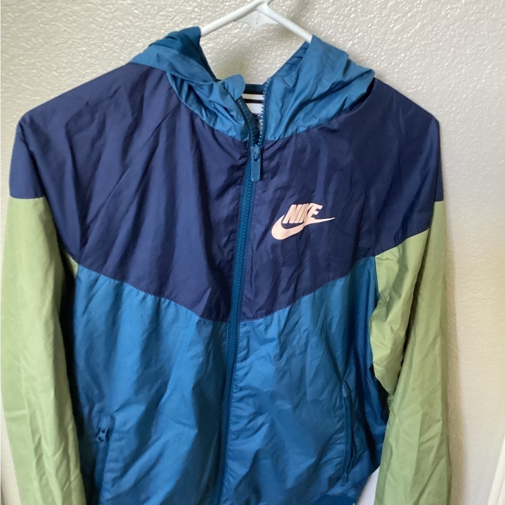 Nike Blue and Teal Windbreaker - Picture 6 of 6